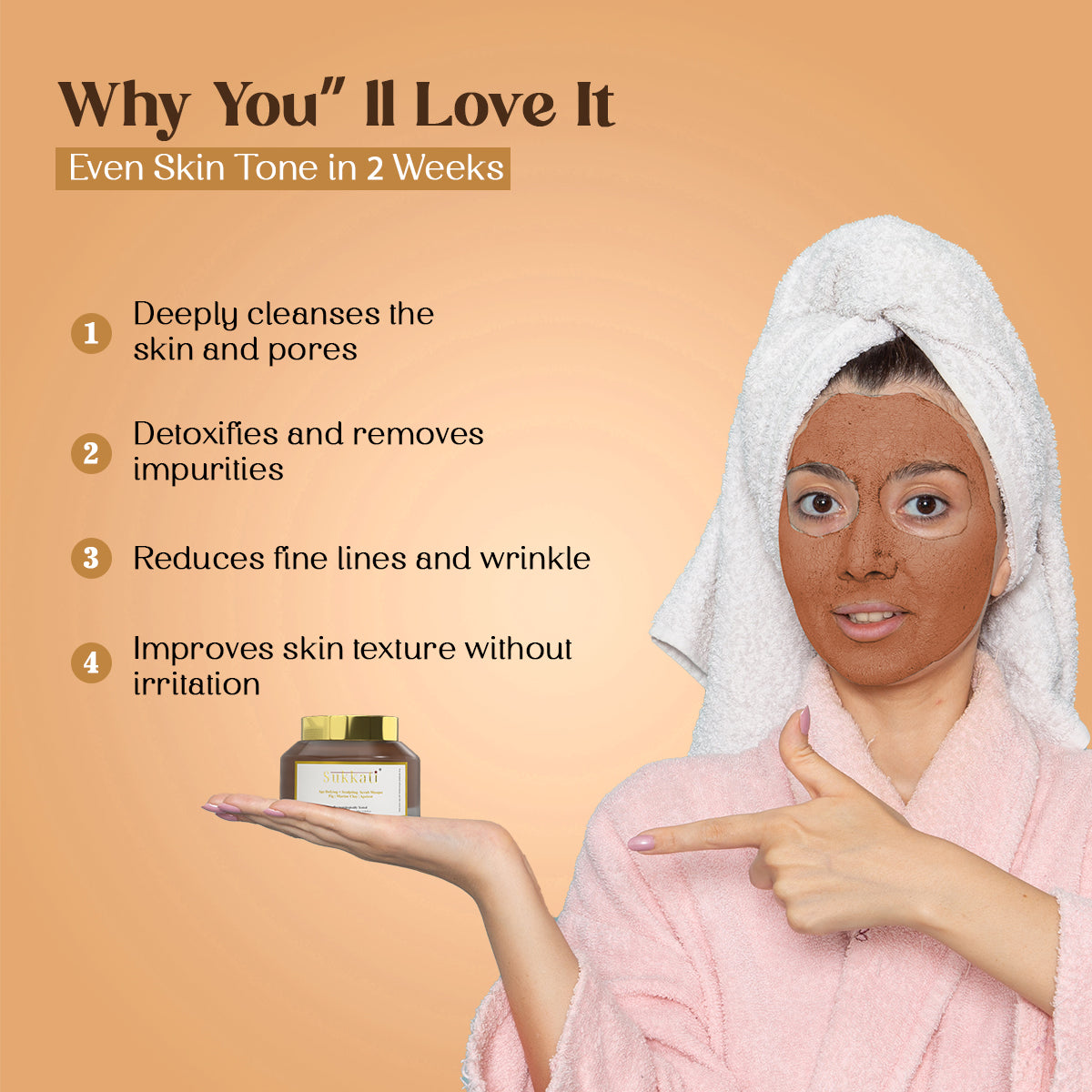 Age Defying + Sculpting Scrub Masque