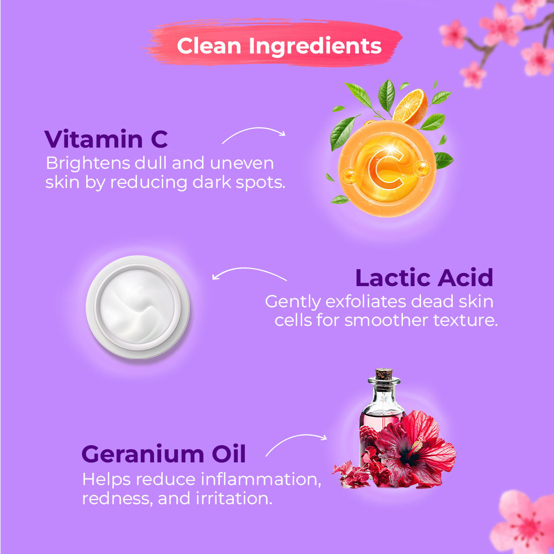 Sukkati Korean Glow Vit C Face Sculpting Mask Enriched with Vitamin C, Geranium Oil and Lactic Acid | Rice Water with Lactic Acid, 50g