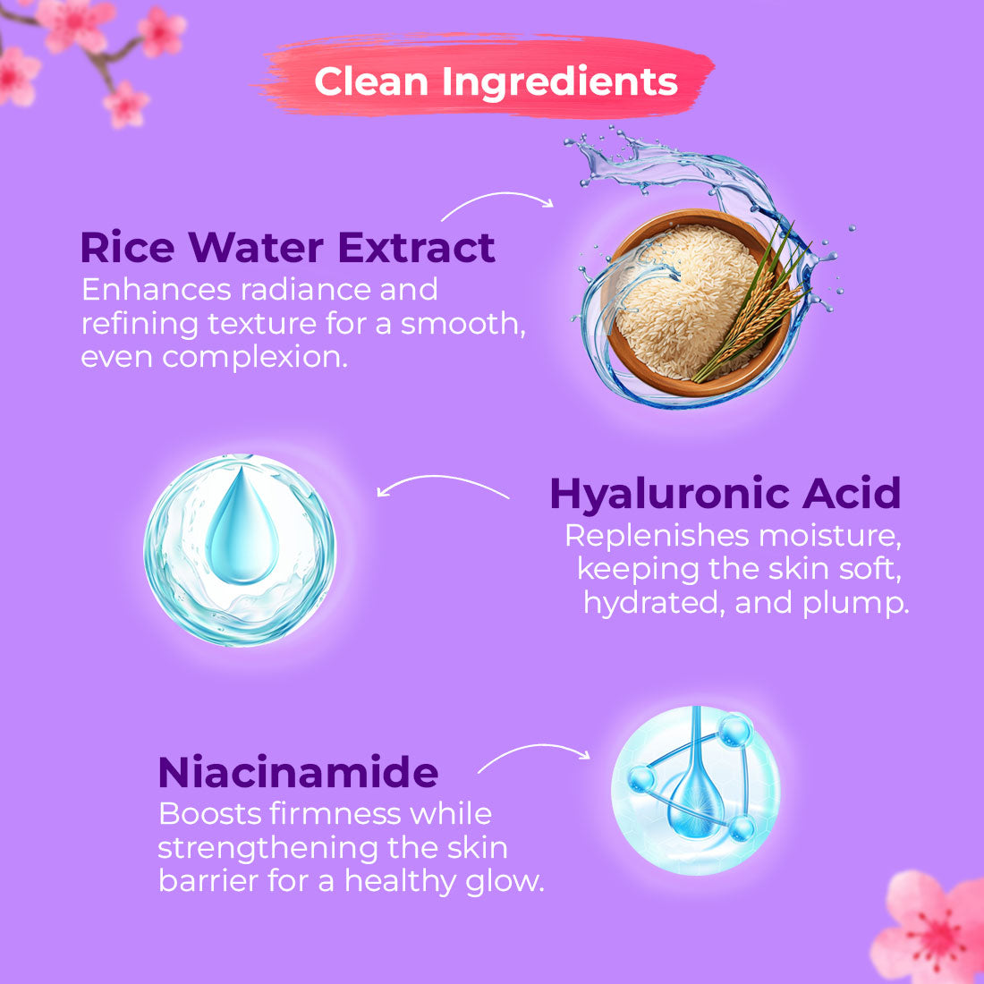 Sukkati Korean Glow Hyaluronic Acid Face Scrub Enriched with Rice Water, Hyaluronic Acid and Niacinamide | COPPER TRIPEPTIDE -1 Gentle Exfoliator, 50g