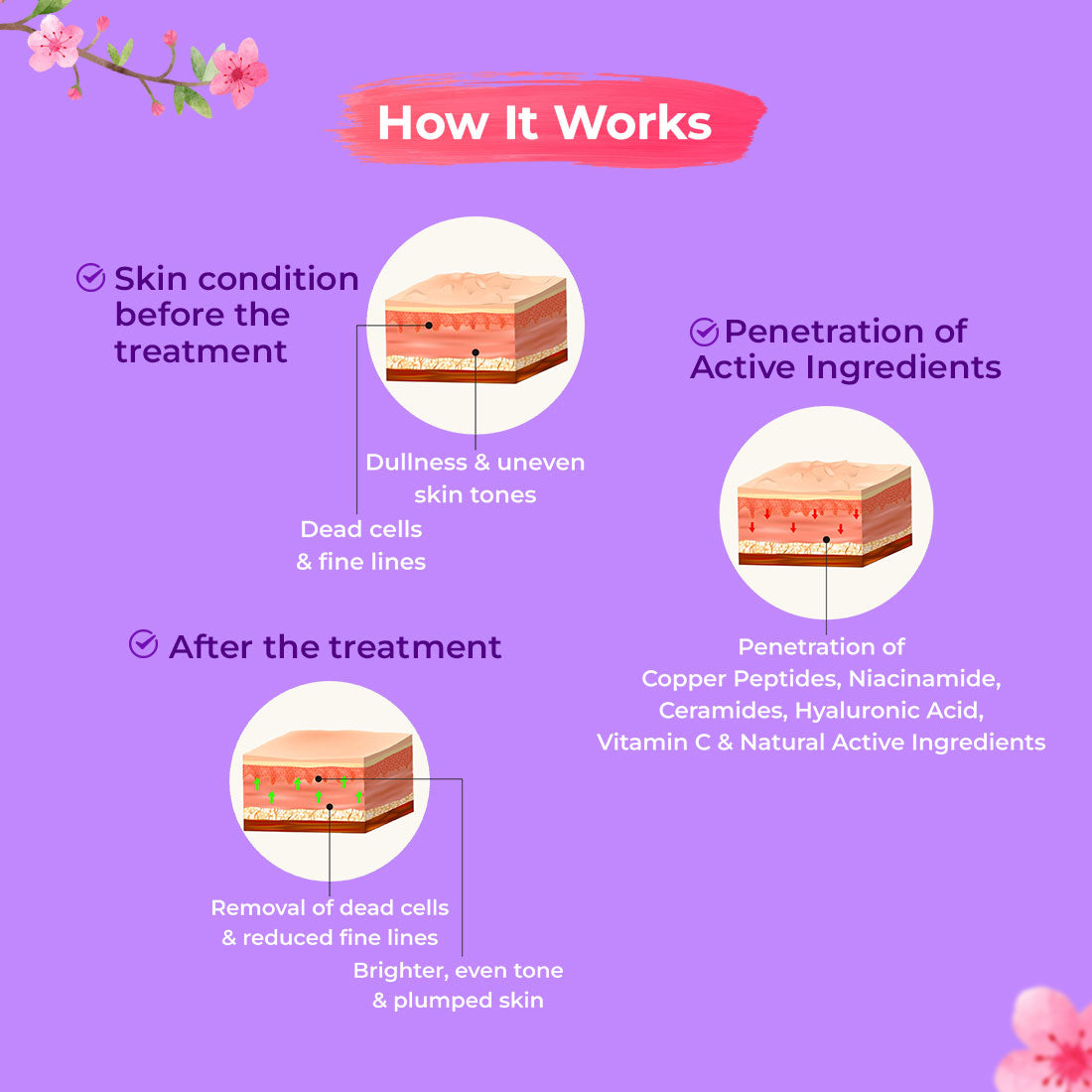 Sukkati Korean Glow FACIAL KIT with Copper Peptides, Ceramide Complex and Niacinamide for Glass Skin | Salon-Like Glowing Skin in 7 Easy Steps | Instant Glow, Tanning Removal & Brightening Kit | Pack Of 4