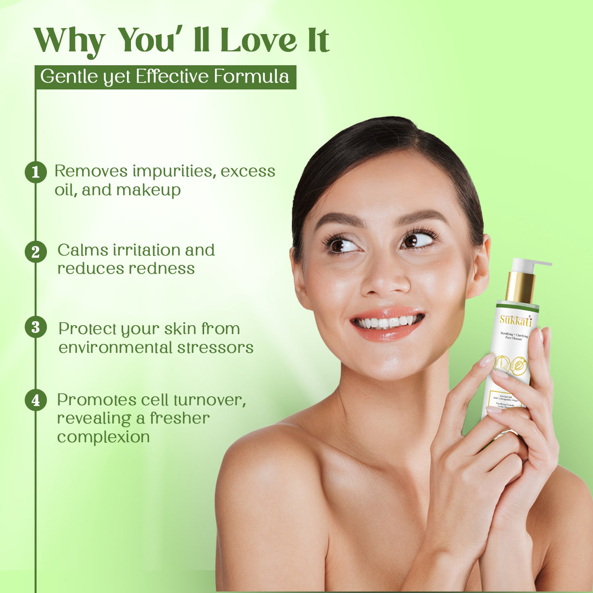 Mattifying + Clarifying Face Cleanser