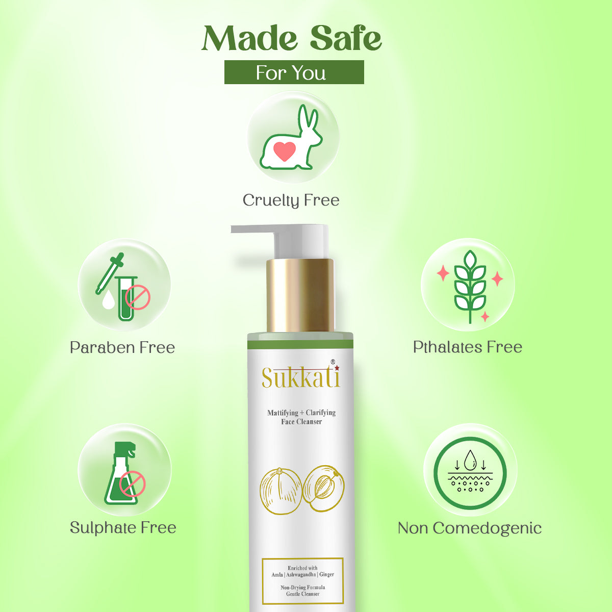 Mattifying + Clarifying Face Cleanser