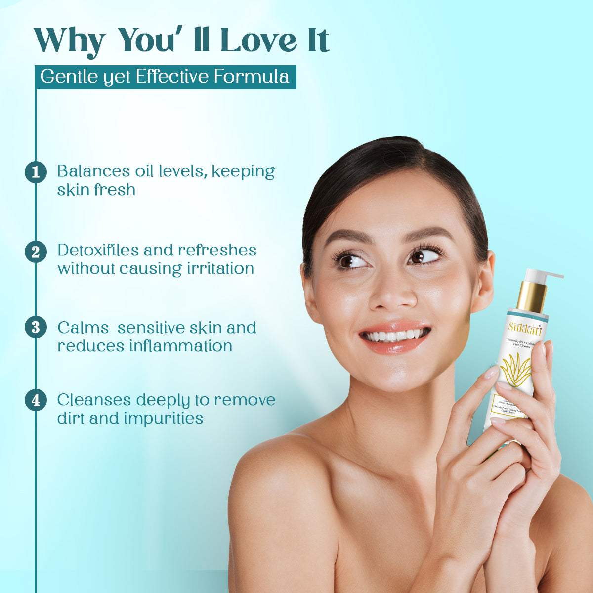 SensoHydra + Calming Face Cleanser